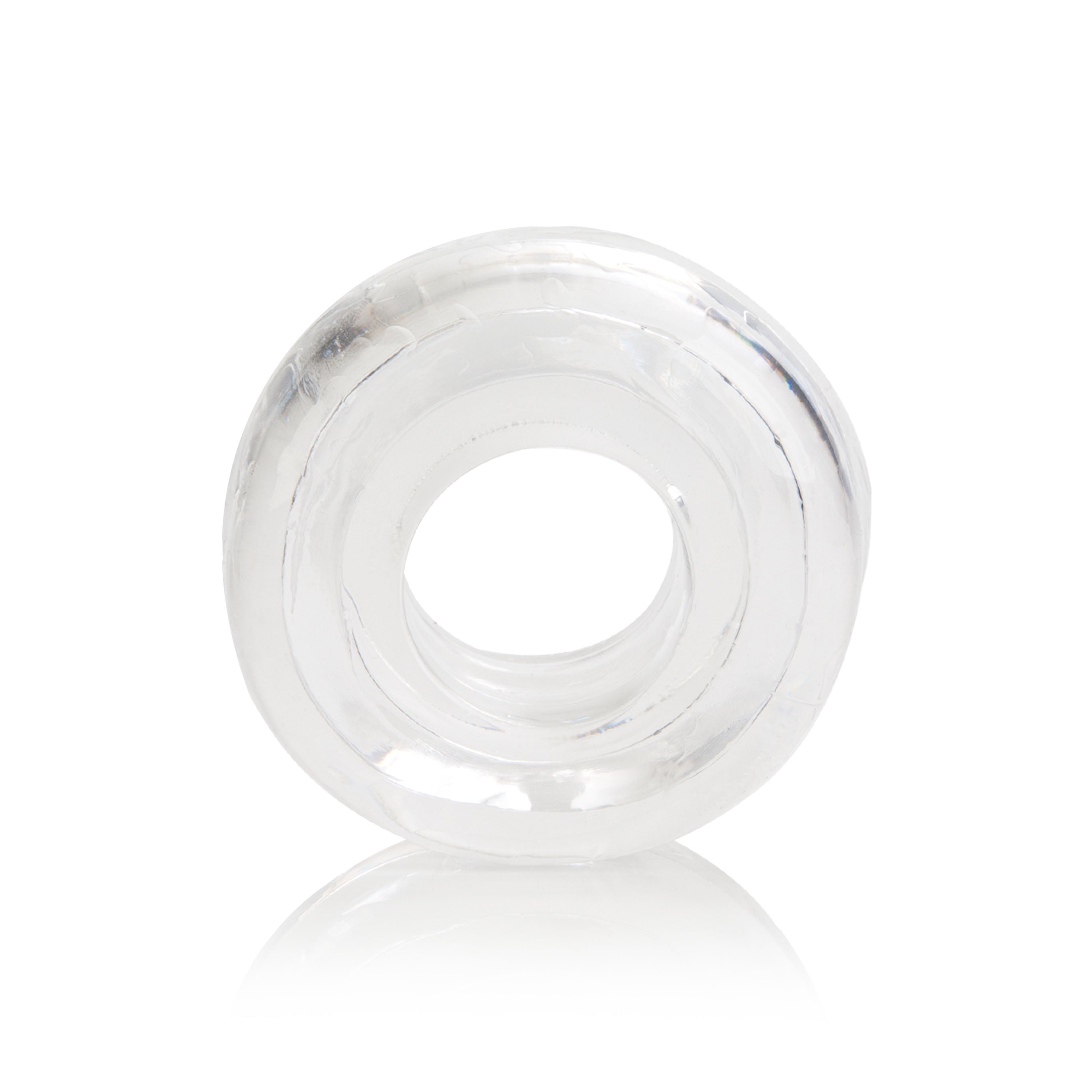 CalExotics Optimum Series Universal Pump Sleeve Clear 1.5 Inch by 3 Inch Flexible TPR Donut Cushion PUMPS