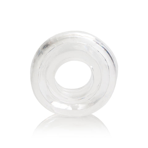 CalExotics Optimum Series Universal Pump Sleeve Clear 1.5 Inch by 3 Inch Flexible TPR Donut Cushion PUMPS
