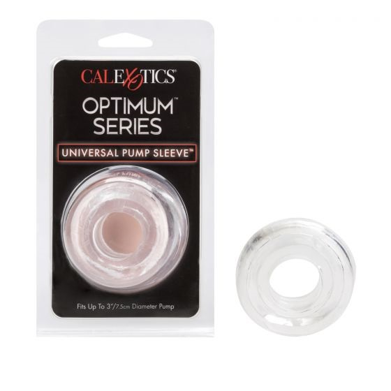 CalExotics Optimum Series Universal Pump Sleeve Clear 1.5 Inch by 3 Inch Flexible TPR Donut Cushion PUMPS