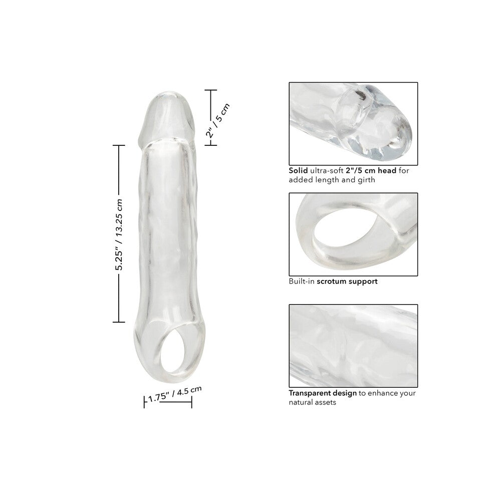 CalExotics Performance Maxx Clear Extension 7.5 Inches – Clear Penis Extension > Sex Toys For Men > Penis Sleeves