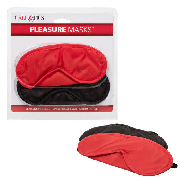 CalExotics Pleasure Masks 2 Pack Erotic Blindfolds for Adults Blindfold