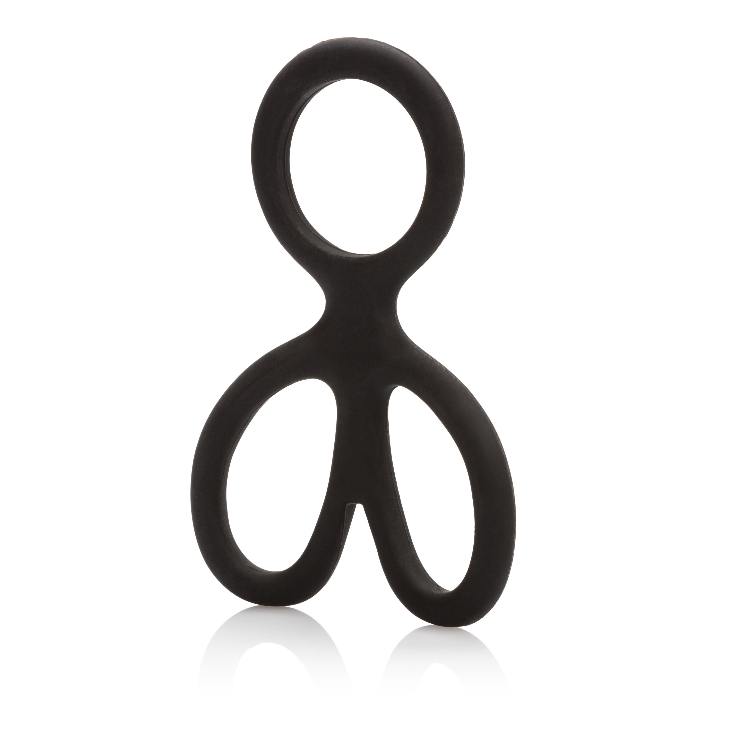 CalExotics Silicone Ball Spreader with Independent Scrotum Rings Ball Stretcher
