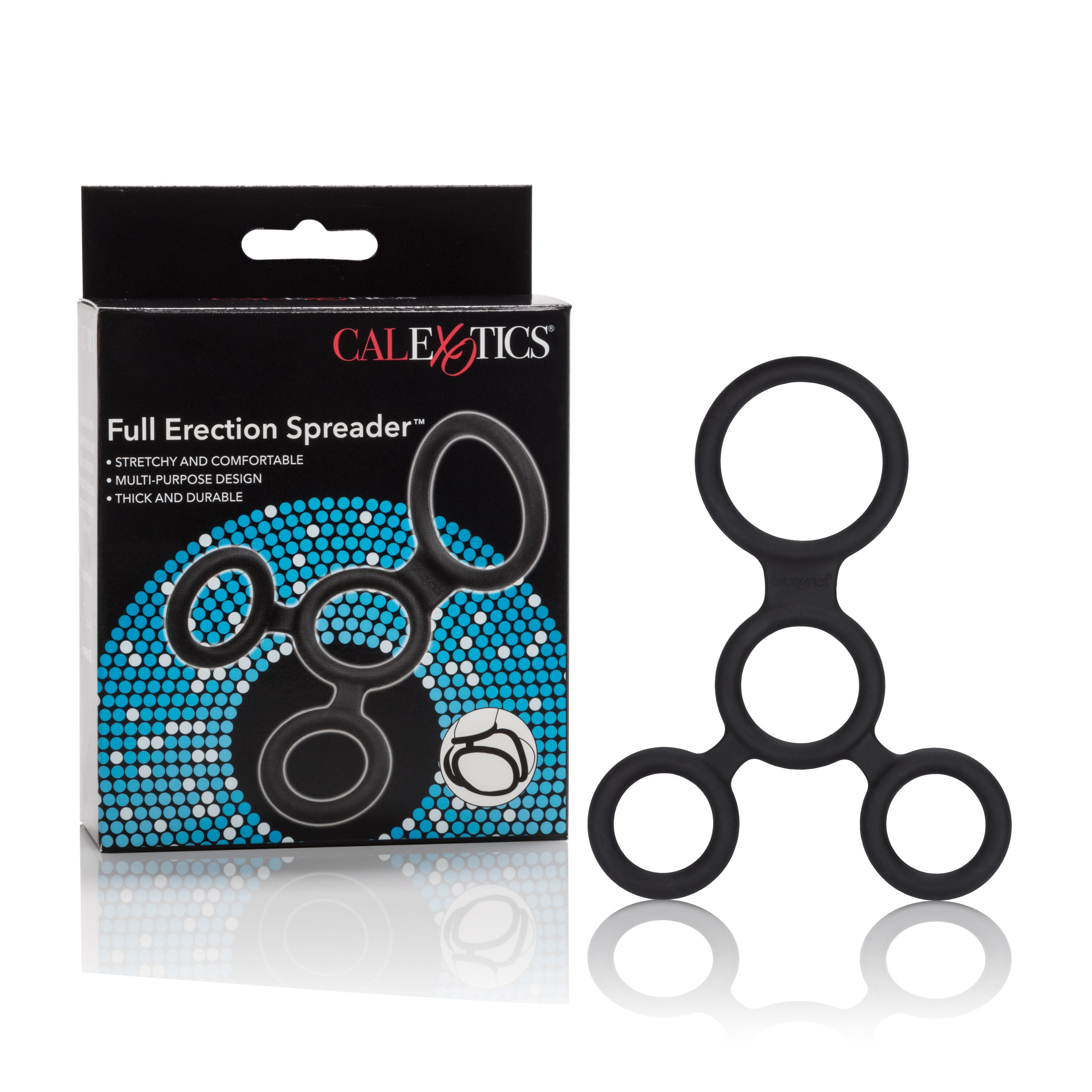 CalExotics Silicone Full Erection Spreader Ring for Comfort COCK RING Set