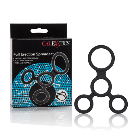 CalExotics Silicone Full Erection Spreader Ring for Comfort COCK RING Set