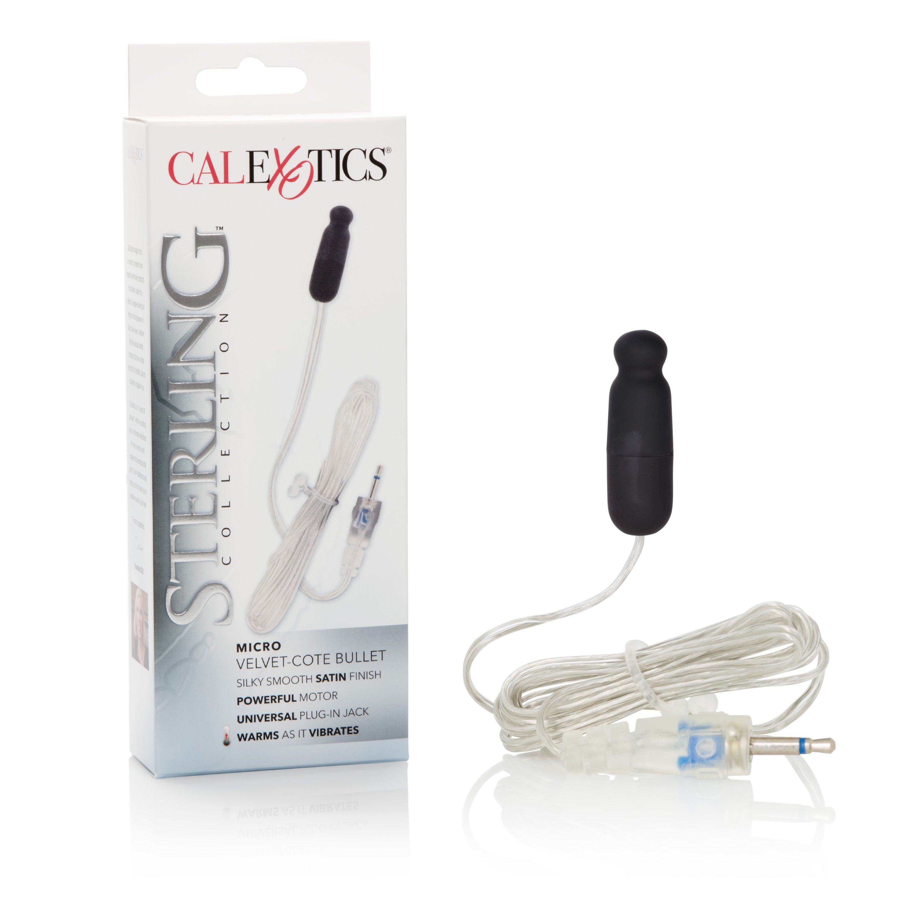 CalExotics Sterling Collection Micro Velvet-Cote Bullet Toy BULLETS