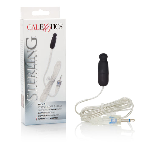 CalExotics Sterling Collection Micro Velvet-Cote Bullet Toy BULLETS