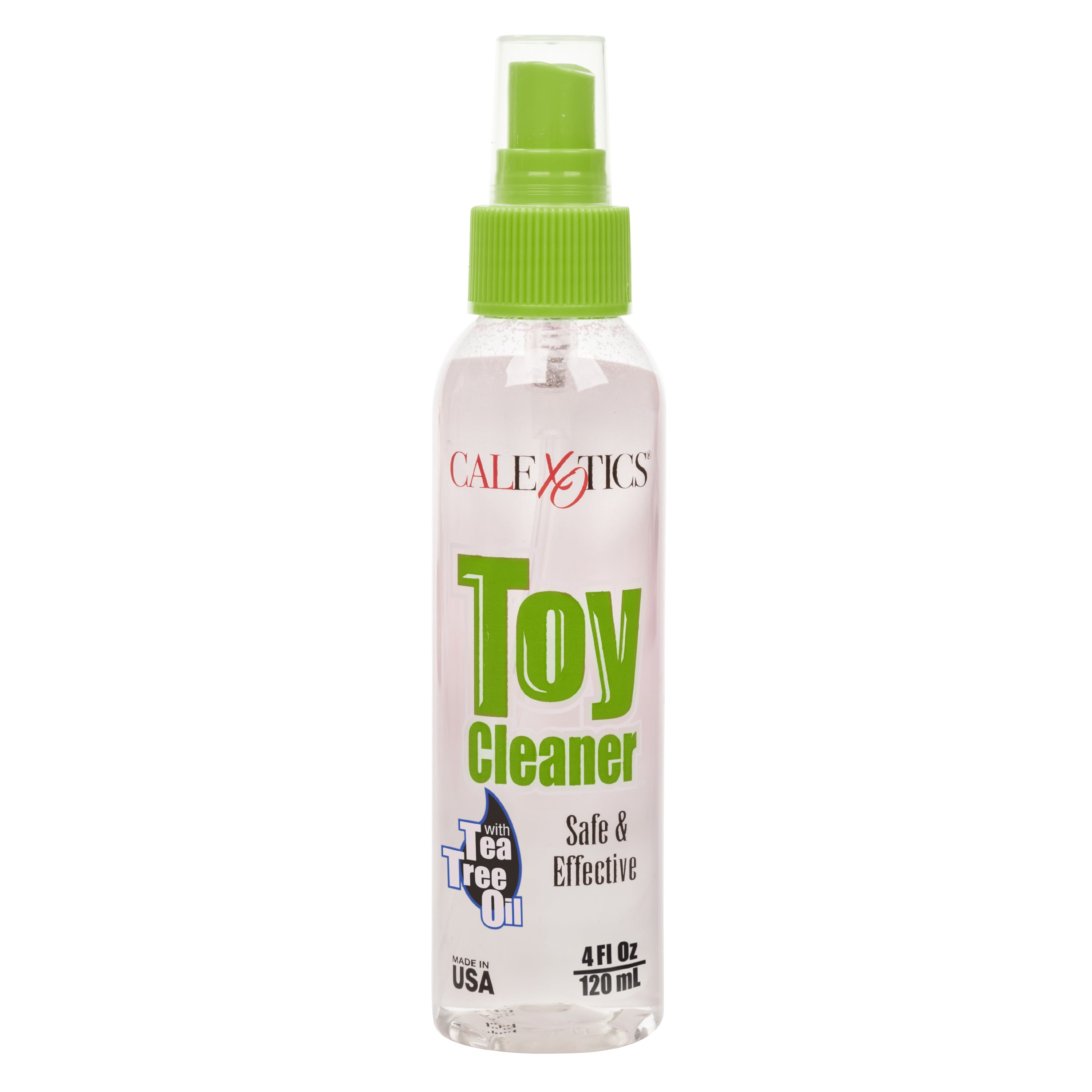 CalExotics Toy Cleaner with Tea Tree Oil 4 Ounce Transparent Bottle Secondary image
