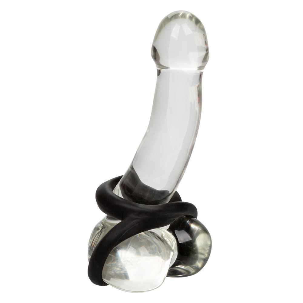 CalExotics Ultra Soft Crazy 8 Dual Enhancer Ring for Stamina COCK RINGS