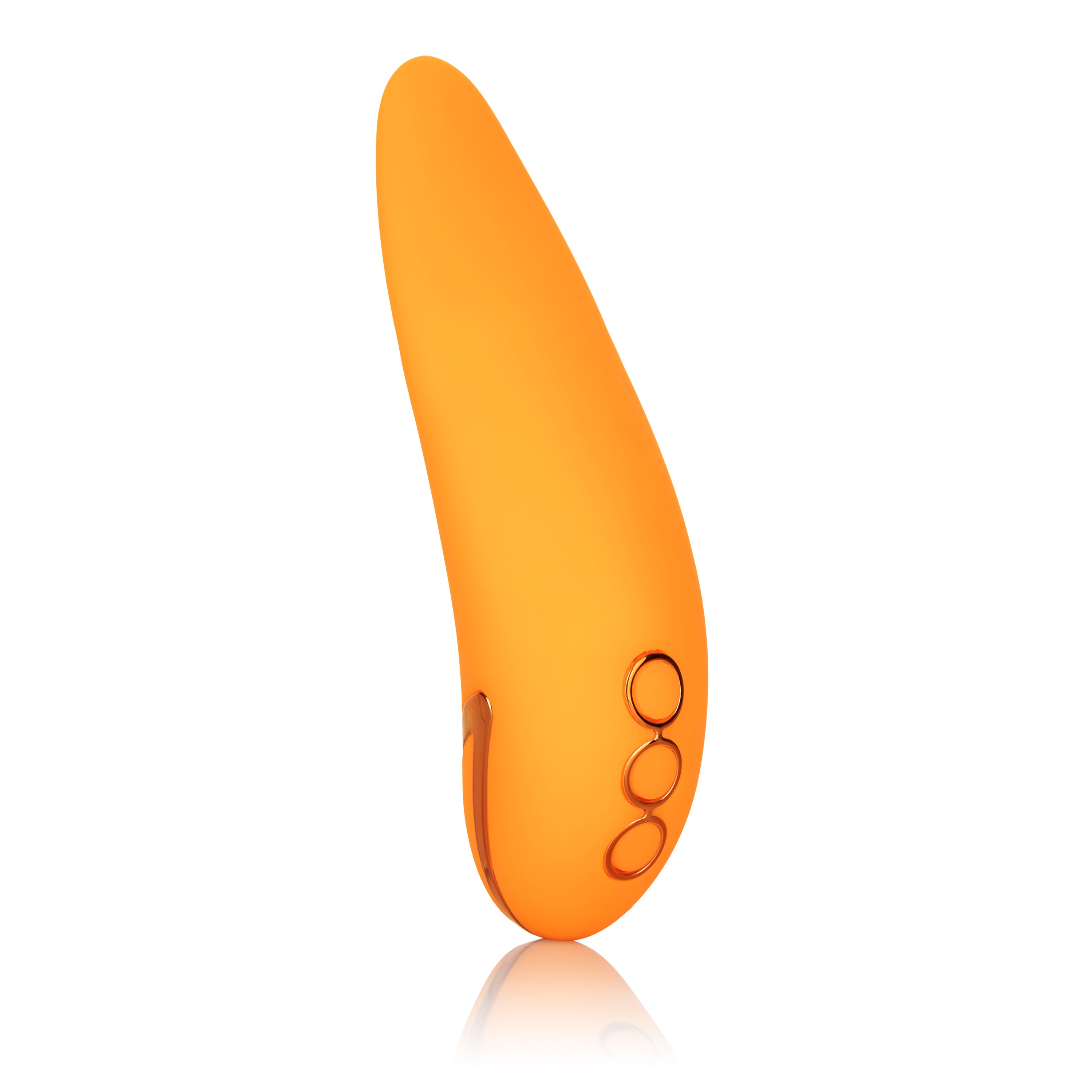 California Dreaming Hollywood Hottie Orange Mini Massager with 10 Vibration Functions and USB Rechargeable Vibrators