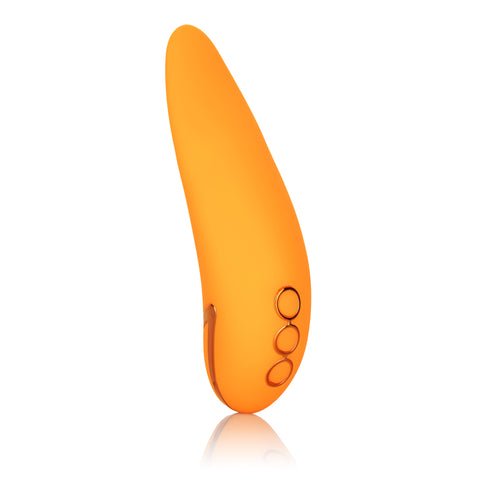 California Dreaming Hollywood Hottie Orange Mini Massager with 10 Vibration Functions and USB Rechargeable Vibrators