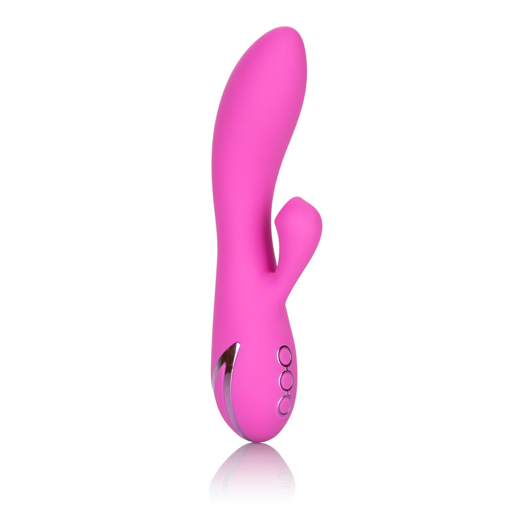 California Dreaming Malibu Minx 9 Inch Purple Silicone Suction Vibrator | Dual Stimulation > Vibrators > Ladies > Rabbit