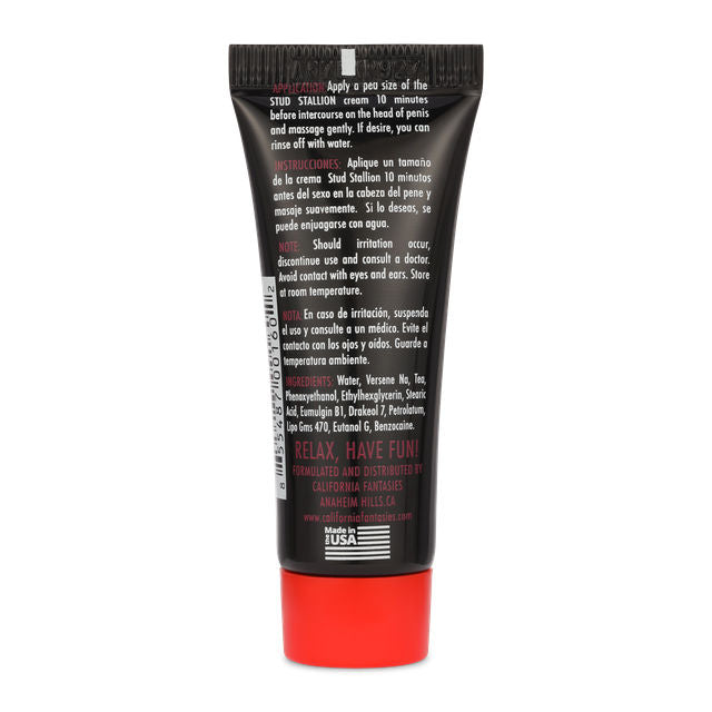 California Fantasies Stud Stallion Prolonging Intimacy Cream > Essentials > Mens Enhancers