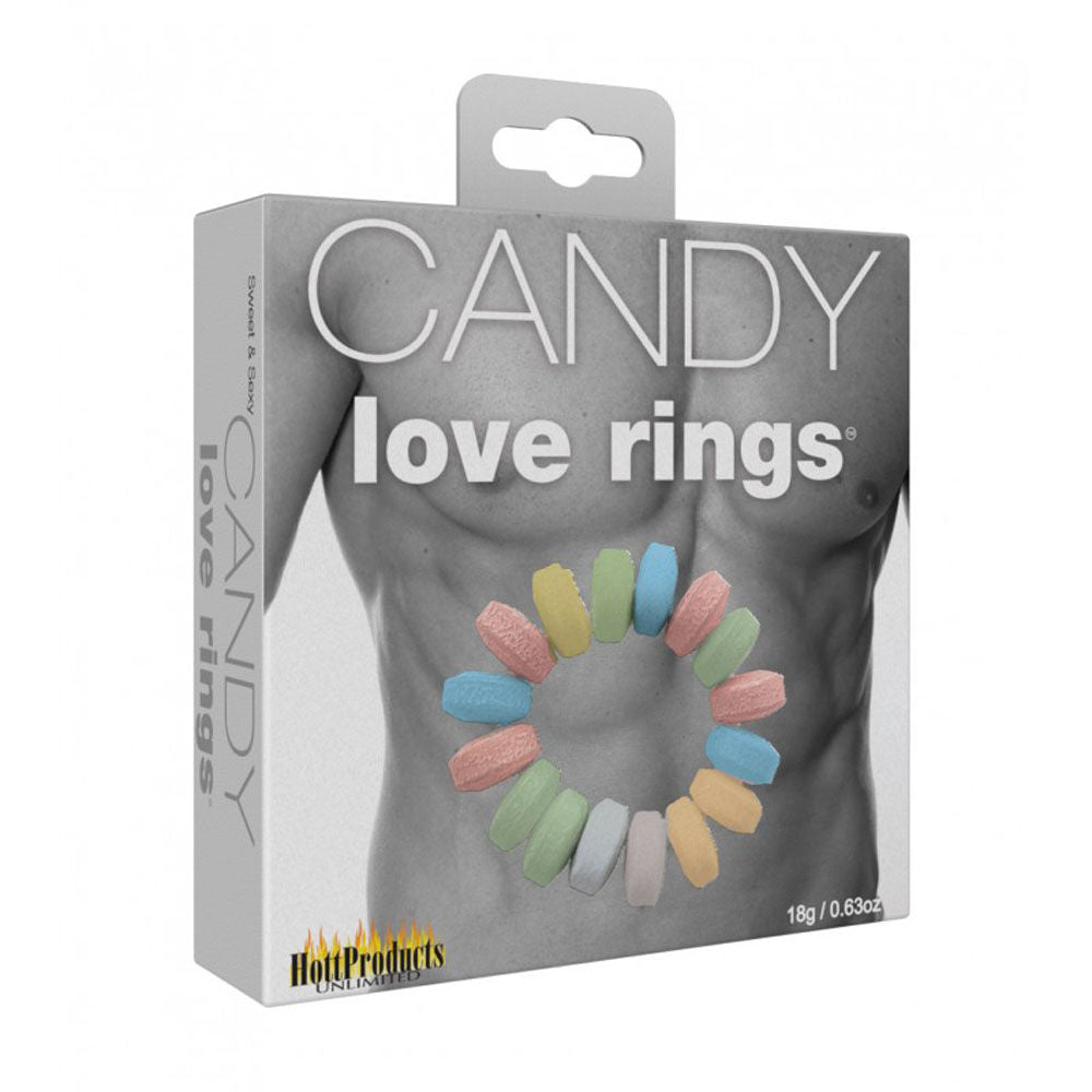 Candy Love Edible Cock Rings 3 Pack Multi-Flavored Ring Set > Relaxation Zone > Edible Treats