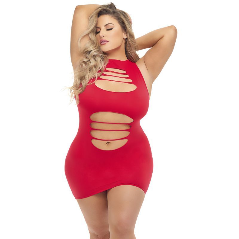 Cant Commit Dress Red Secondary image