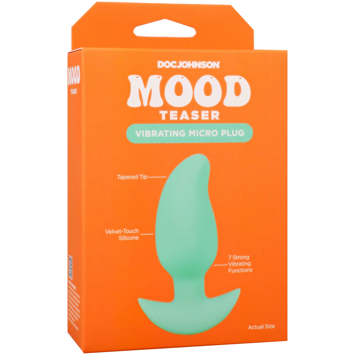 Mood Teaser - Rechargeable Water Resistant 7 Speed Vibrating Micro Plug > Anal Range > Vibrating Butt Plugs