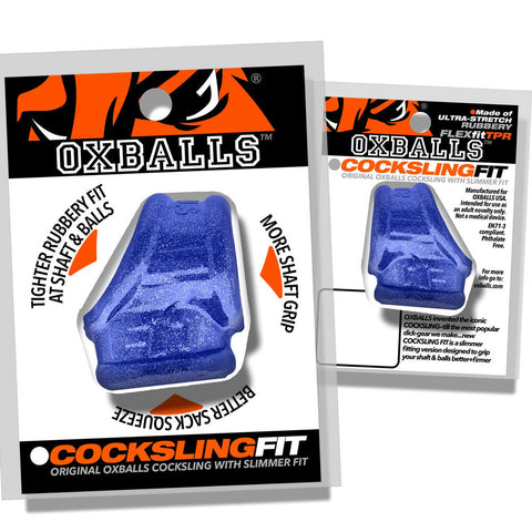 Cocksling Fit (Black) – Slim Adjustable Strap-On Cock Sling Blue COCK RINGS Sling