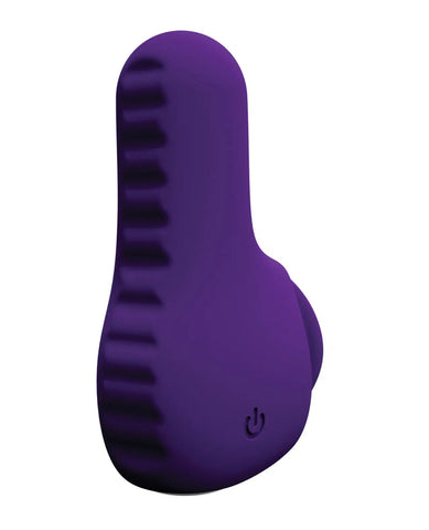 Nea Rechargeable Finger Vibe (Deep Purple) – Powerful Silicone Finger Vibrator Finger Stimulator