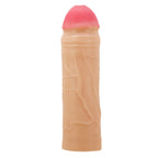 Chane 7.1 Inch Penis Extender Sleeve – Ultra Realistic Textured Sleeve > Sex Toys For Men > Penis Sleeves