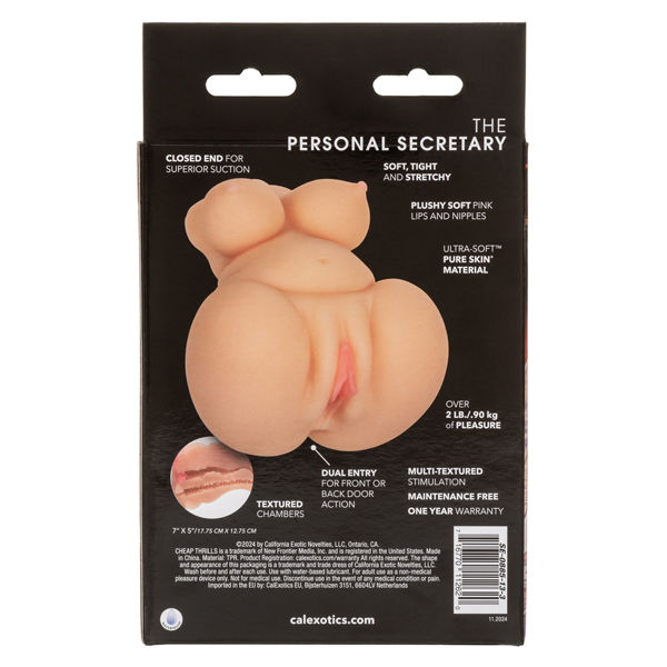 Cheap Thrills Personal Secretary Male Masturbator Ivory Sleeve > Sex Toys For Men > Masturbators > Manual