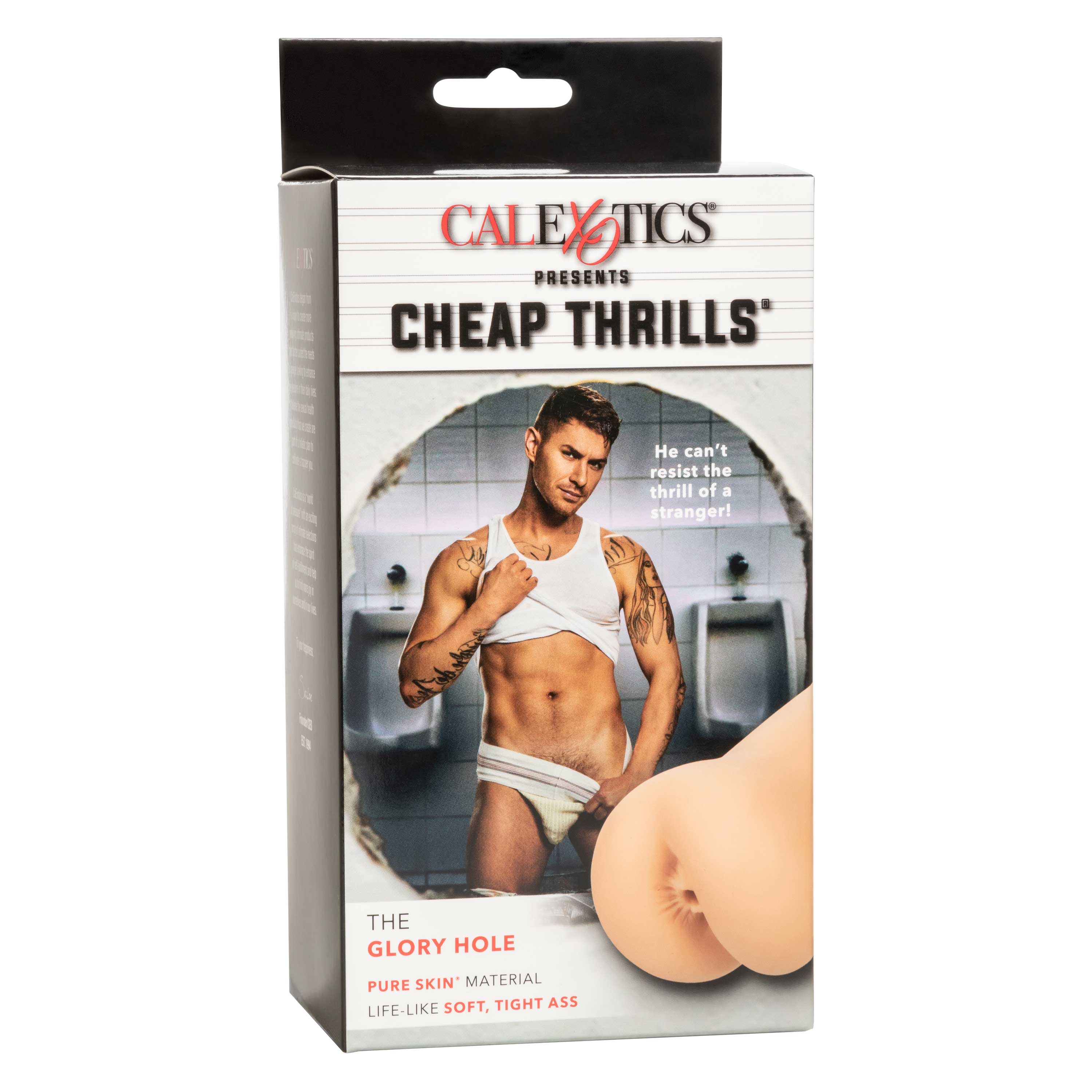 Cheap Thrills - The Glory Hole Masturbation Stroker 5.5 Inch Ultra-Soft Pure Skin Material Compact Size Strokers - Manual