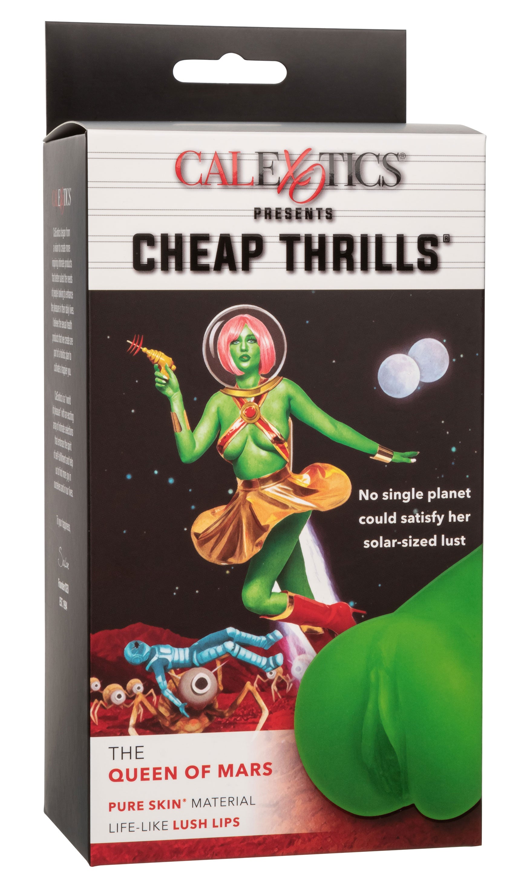 Cheap Thrills - The Queen of Mars Green Pure Skin Material 5.5 Inch Compact Stroker > Sex Toys For Men > Masturbators > Fantasy