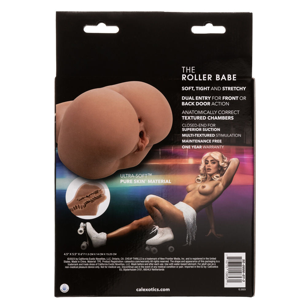 Cheap Thrills The Roller Babe Heavyweight Male Masturbator Toy Strokers - Manual