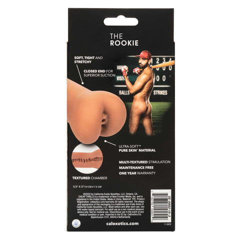 Cheap Thrills The Rookie Compact Flesh Tone Stroker 5.5 Inch with Multi-Textured Chamber and Closed-End Design Strokers - Manual