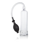 Dr Joel Kaplan Penis Pump with Soft Donut and Easy Squeeze Bulb 7.5" x 2.25" Clear > Pumps > Penis Pumps