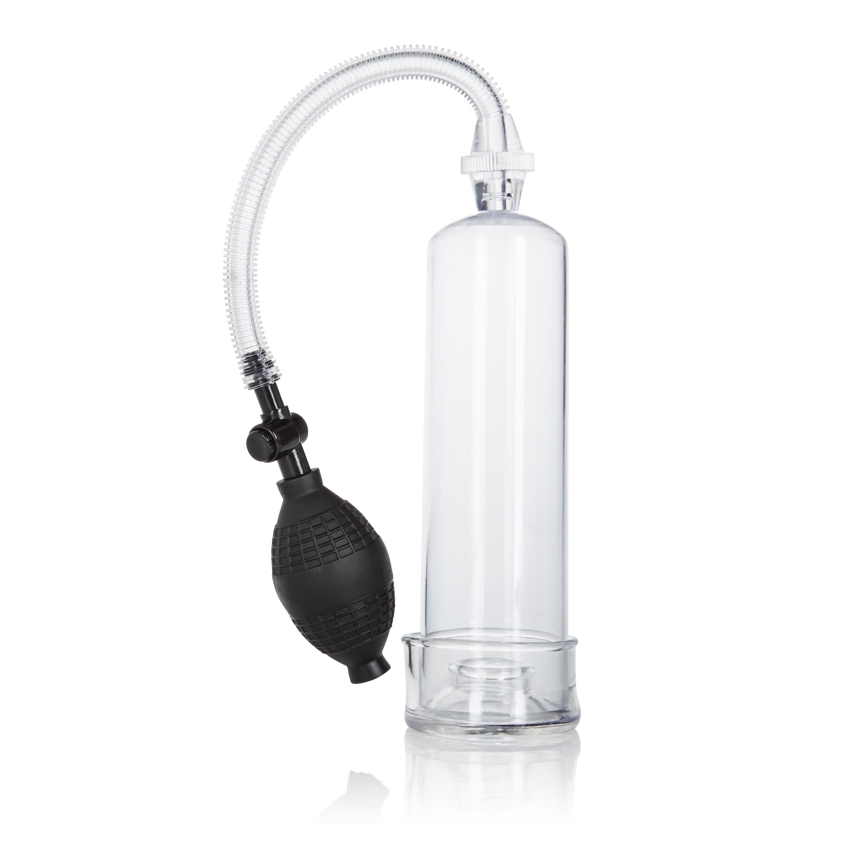 Dr Joel Kaplan Penis Pump with Soft Donut and Easy Squeeze Bulb 7.5" x 2.25" Clear > Pumps > Penis Pumps