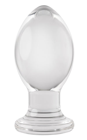 Gender X Crystal Ball - Glass Butt Plug with Suction Base 10.1cm > Sex Toys > Glass