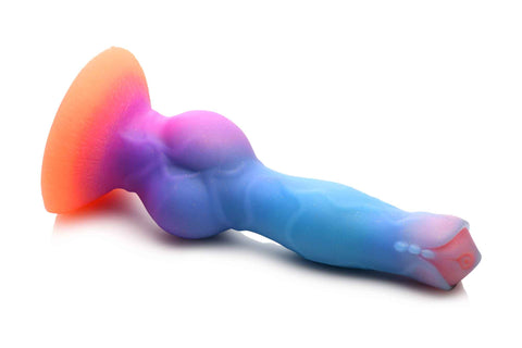 Creature Cocks Glow-in-the-Dark Silicone Alien Dildo with Suction Base DONGS