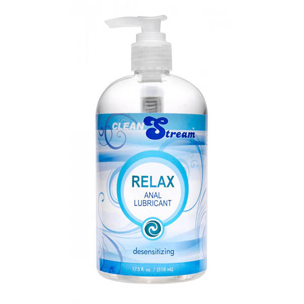 CleanStream Relax Anal Lubricant 518ml Desensitising Pump Bottle > Lube > Anal