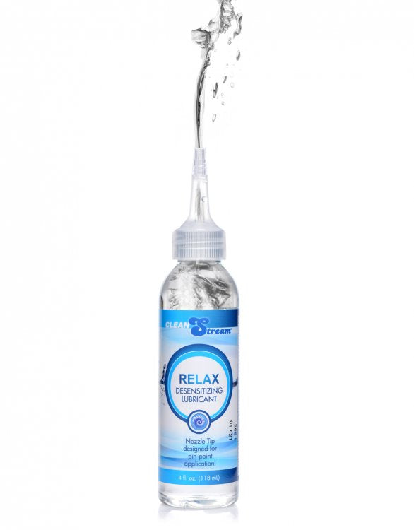 CleanStream Relax Desensitising Lubricant with Nozzle Tip 118 ml Bottle Anal Lubricant