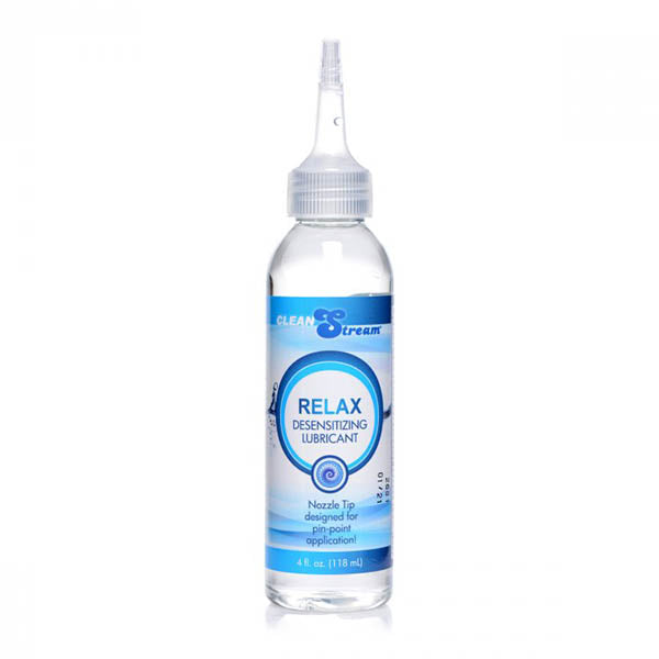 CleanStream Relax Desensitising Lubricant with Nozzle Tip 118ml Bottle > Lube > Anal