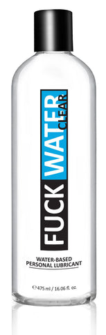 Clear 16oz Water-Based Lubricant for Smooth Adult Intimacy Water Based Lube