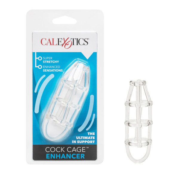 Clear Cock Cage Enhancer Elastic Soft TPR Adult Intimacy Toy Cages