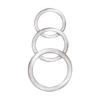 Clear Silicone Cockrings Set Adjustable Body Safe Rings > Cock Ring > Sets