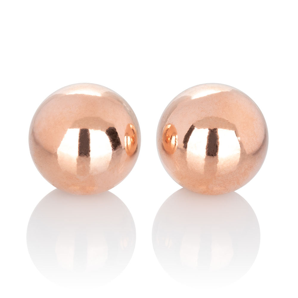 Climax Weighted Balls Blushing Copper Stainless Steel 0.75 Inch Diameter > Sex Toys For Ladies > Kegel Exercise