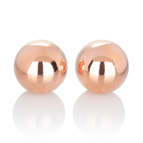 Climax Weighted Balls Blushing Copper Stainless Steel 0.75 Inch Diameter > Sex Toys For Ladies > Kegel Exercise