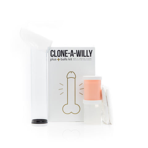 Clone a Willy Plus Balls Kit Light Skin Tone > Realistic Dildos and Vibes > Mould your own kits