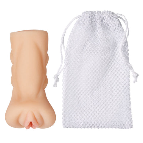 Cloud 9 Pocket Pussy Stroker Masturbator in Realistic Flesh Tone Strokers - Manual