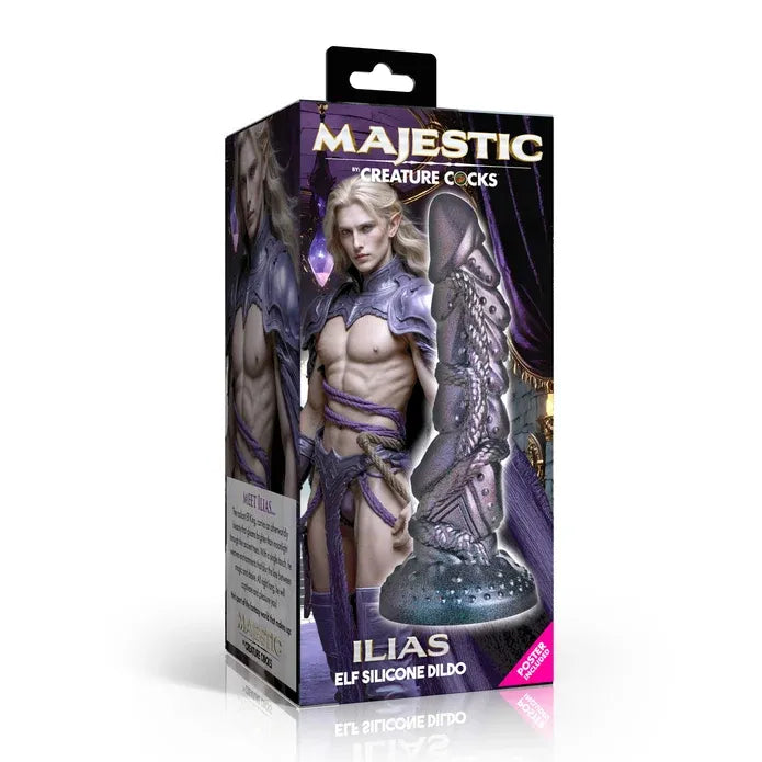Ilias Elf Silicone Dildo 8.5 Inch Insertable Shaft Multi > Dildos > Fantasy