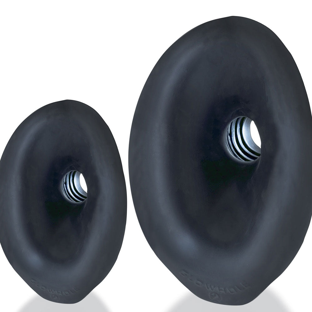 Morph Hole Large Black Ice Anal Plug Sex Toy by Oxballs Butt Plugs - Hollow