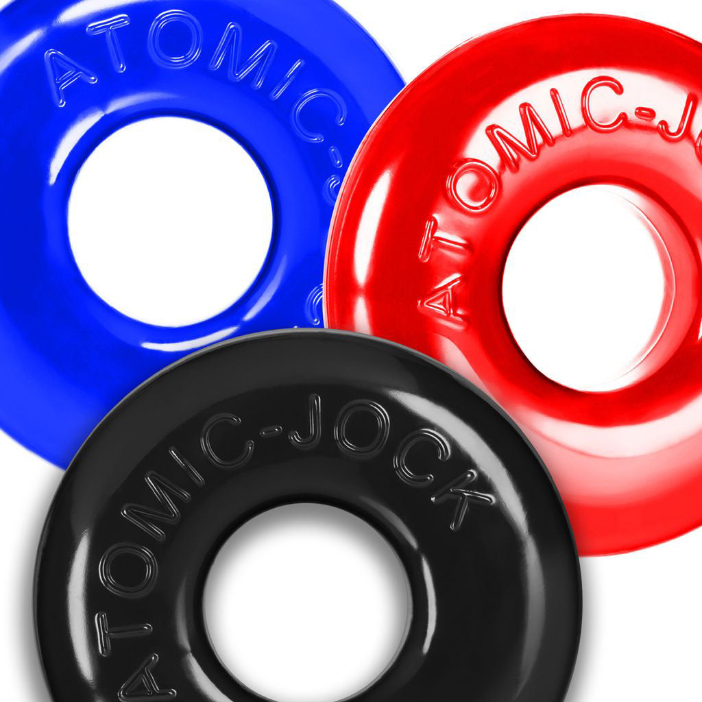 Ringer Max Three Piece Multi Colour Cockring Set > Cock Ring > Sets