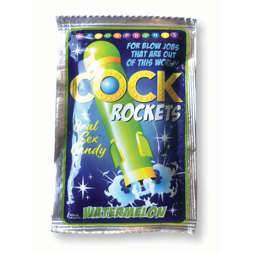 Cock Rockets Watermelon – Flavored Oral Sex Candy Edible > Novelties > Candy & Edible Items
