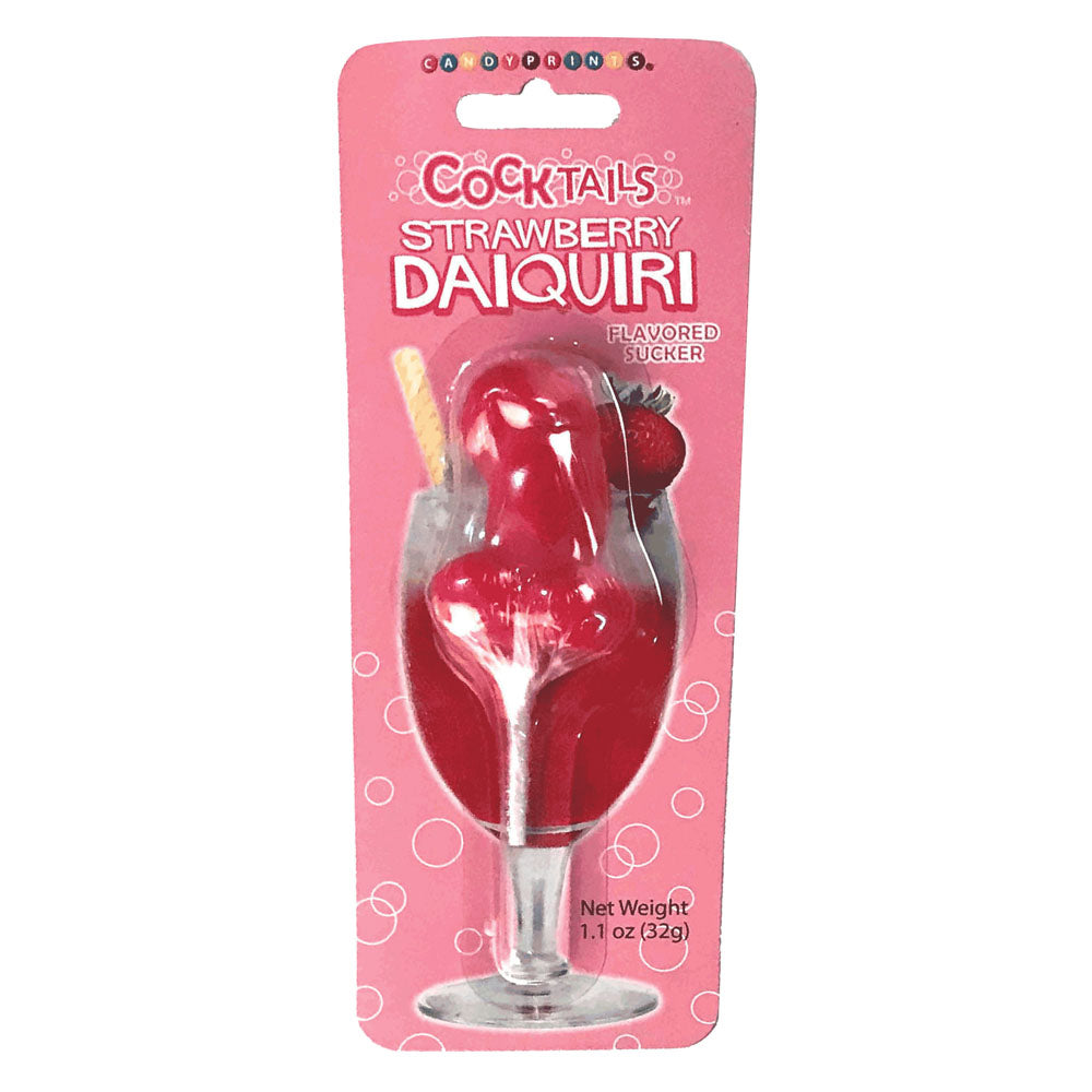 Cocktail Suckers Strawberry Daquiri – Erotic Candy Lollipops Party Supplies