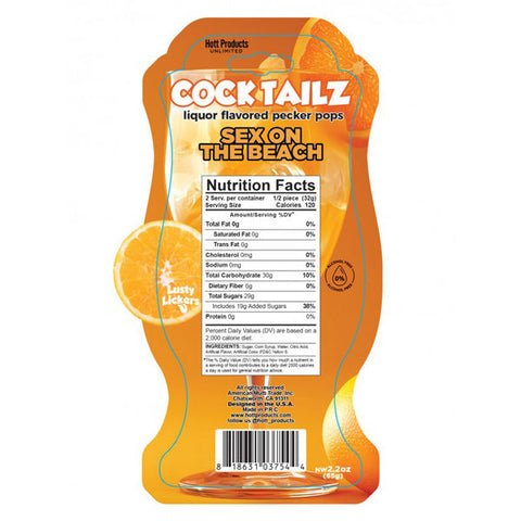 Cocktailz Sex on the Beach Pecker Pop Adult Edible Candy