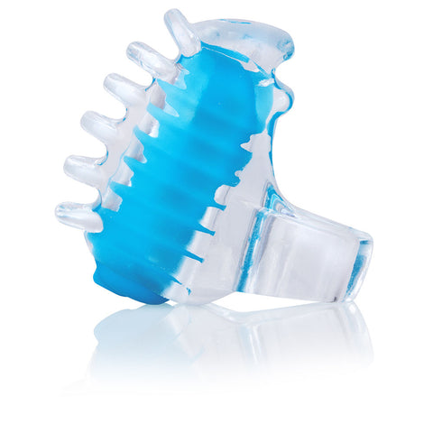 Colorpop Quickie Blue FingO Tips Mini Vibrator for Adults Finger Stimulator