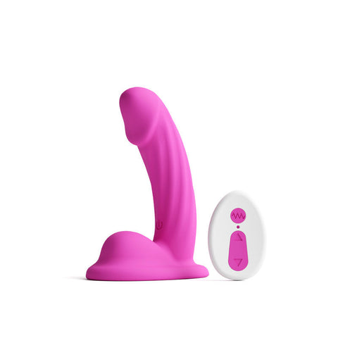 Colours Curve (Pink| Purple| Teal) – Rechargeable Waterproof Vibrating Dildo Dildos & Dongs