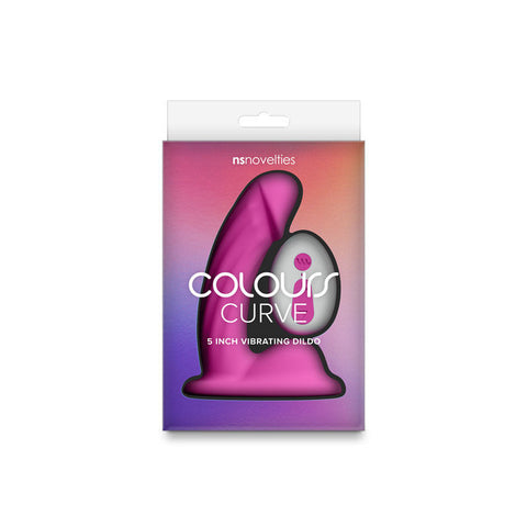Colours Curve (Pink| Purple| Teal) – Rechargeable Waterproof Vibrating Dildo Dildos & Dongs